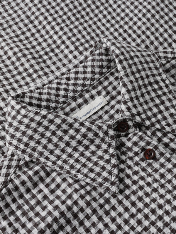 KnowledgeCotton Apparel - WMN Organic Cotton Double layer Shirt GOTS Shirts 7032 Multi check