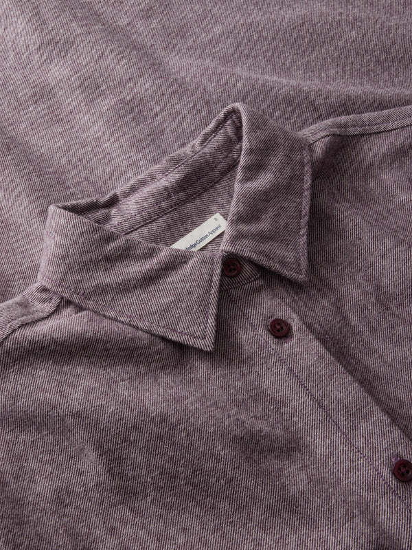 KnowledgeCotton Apparel - WMN Organic Cotton Flannel Shirt GOTS Shirts 1281 Fig