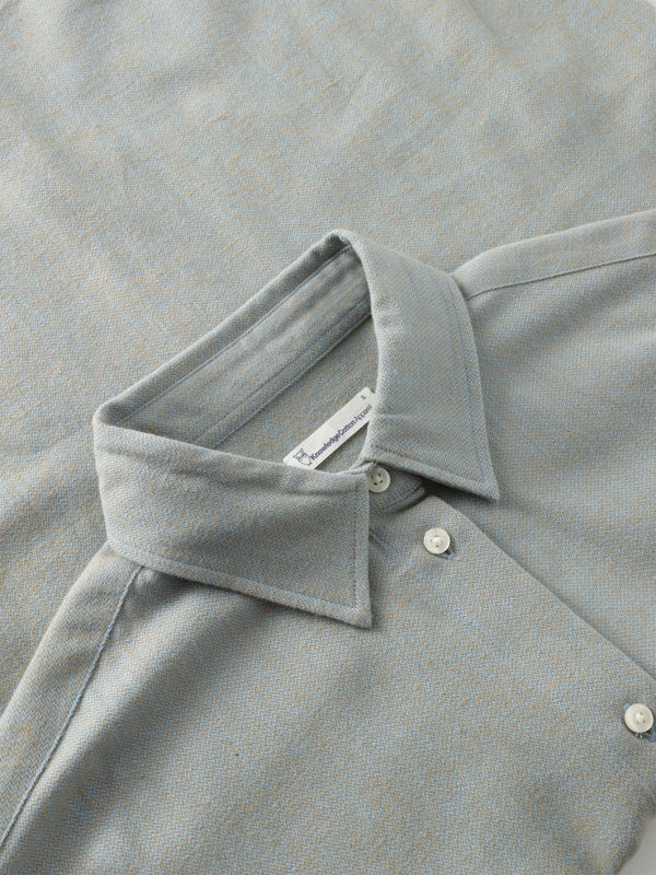KnowledgeCotton Apparel - WMN Organic Cotton Flannel Shirt GOTS Shirts 1484 Apple Cinnamon