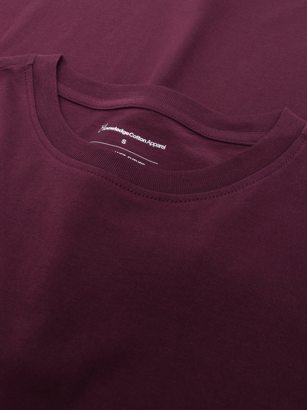 KnowledgeCotton Apparel - WMN Pima t-shirt T-shirts 1281 Fig