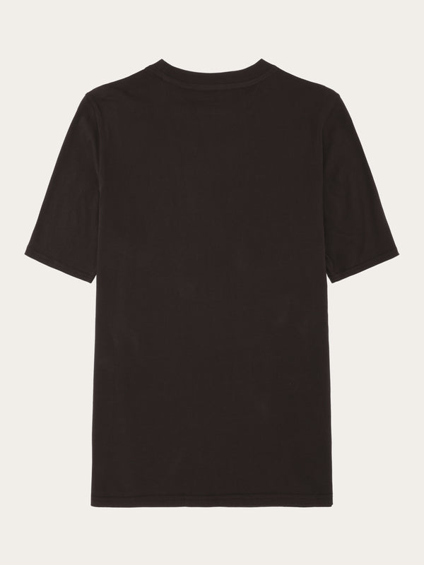 KnowledgeCotton Apparel - WMN Pima t-shirt T-shirts 1487 Chocolate Torte