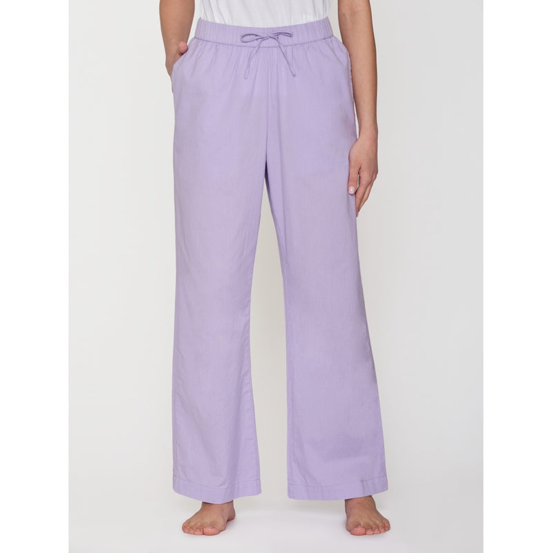 KnowledgeCotton Apparel - WMN Pyjama set - GOTS/Vegan Homewear 1418 Violet Tulip
