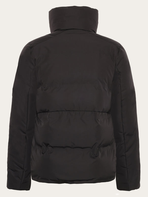 KnowledgeCotton Apparel - WMN Recycled Insulation Jacket GRS Jackets 1300 Black Jet