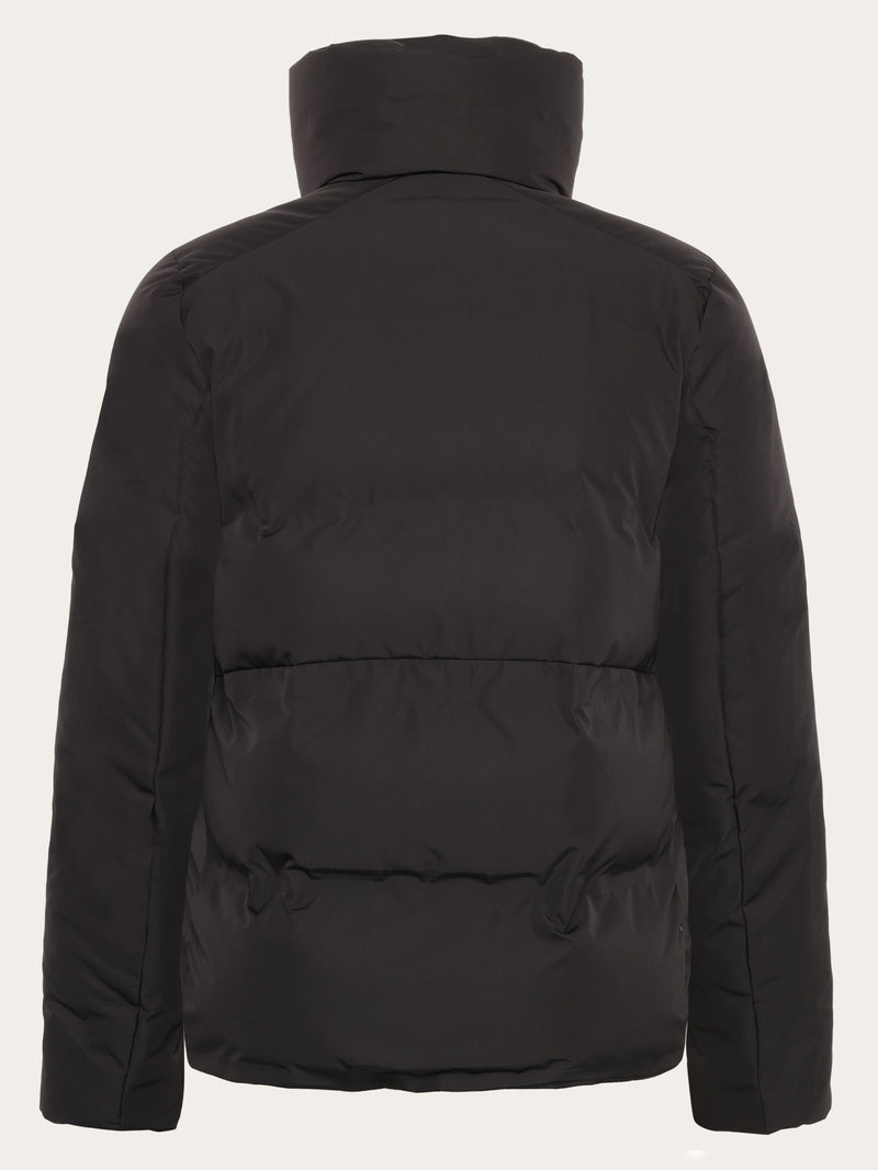 KnowledgeCotton Apparel - WMN Recycled Insulation Jacket GRS Jackets 1300 Black Jet