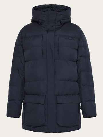 KnowledgeCotton Apparel - WMN Recycled Puffer Jacket GRS Jackets 1412 Night Sky