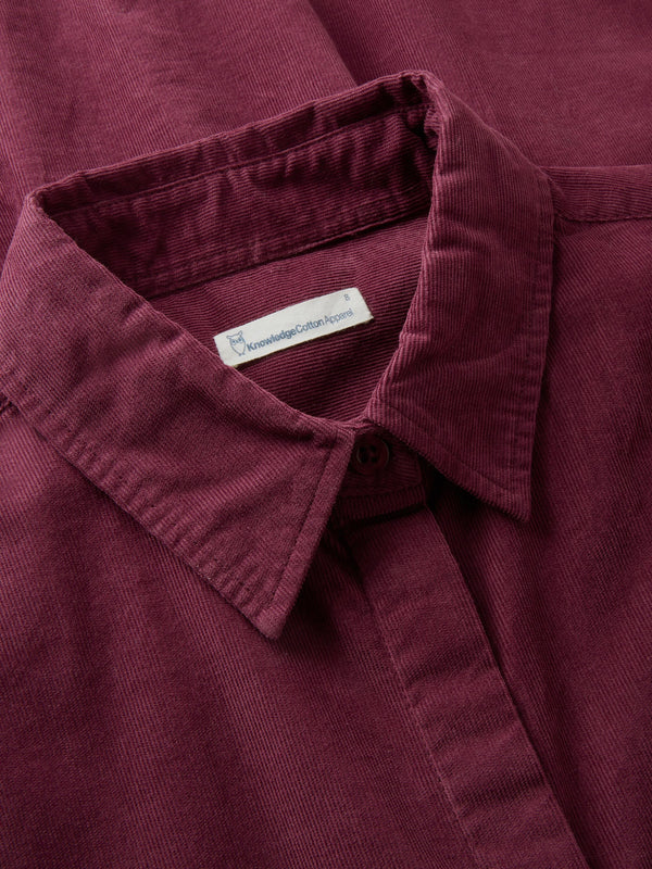 KnowledgeCotton Apparel - MEN Regular fit melangé flannel shirt Shirts 1281 Fig