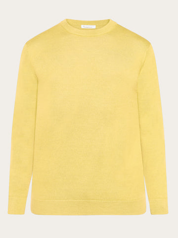 Regular merino knit crew neck - RWS - Total Eclipse