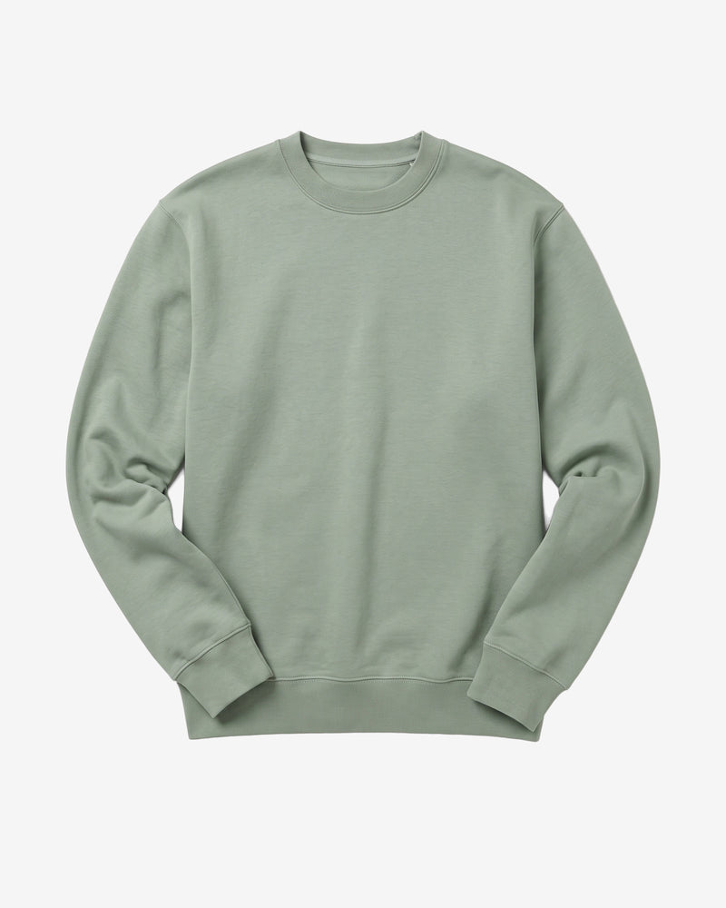 KnowledgeCotton Apparel - MEN Relaxed crew neck Sweats 1396 Lily Pad