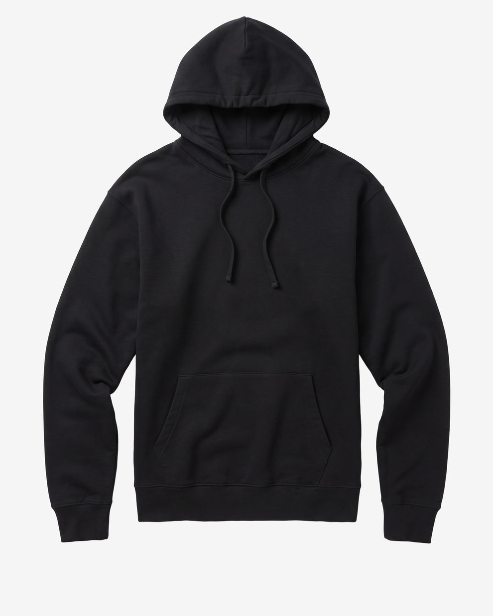 KnowledgeCotton Apparel - MEN Relaxed hoodie Sweats 1300 Black Jet