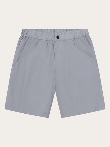 KnowledgeCotton Apparel - WMN Sky relaxed vent Ripstop 90 shorts Shorts 1493 Ultimate Grey