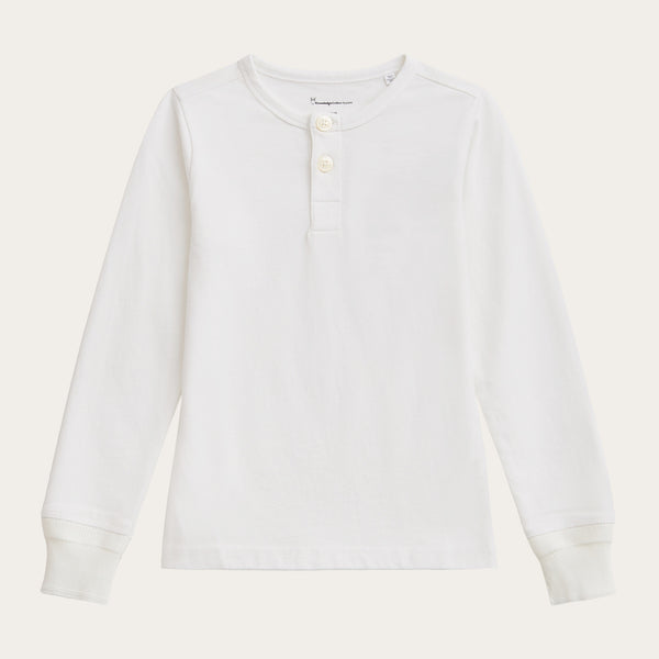 White henley shirt long sleeve on sale