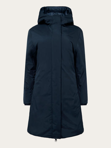 KnowledgeCotton Apparel - WMN Soft Shell Parka Jackets 1001 Total Eclipse