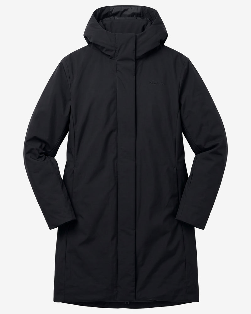 KnowledgeCotton Apparel - WMN Soft Shell Parka Jackets 1300 Black Jet