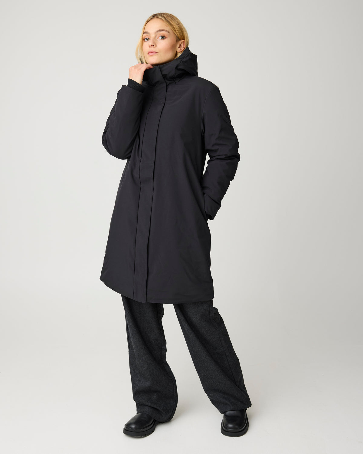 KnowledgeCotton Apparel - WMN Soft shell jacket Jackets 1300 Black Jet