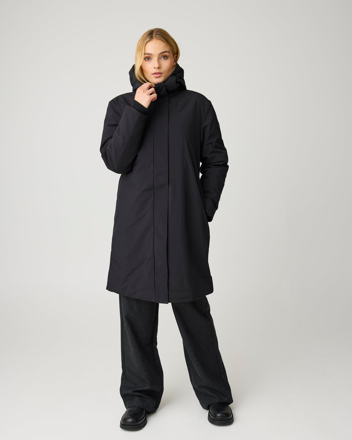 KnowledgeCotton Apparel - WMN Soft shell jacket Jackets 1300 Black Jet