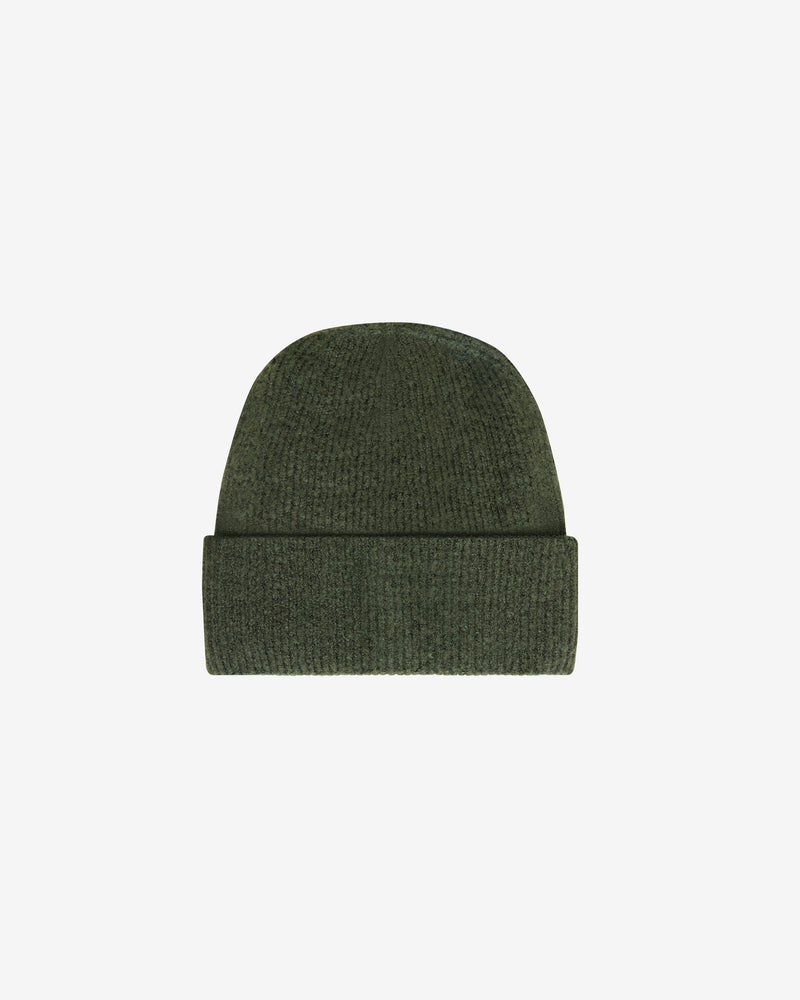 KnowledgeCotton Apparel - UNI Soufflé yarn beanie Hats 1090 Forest Night