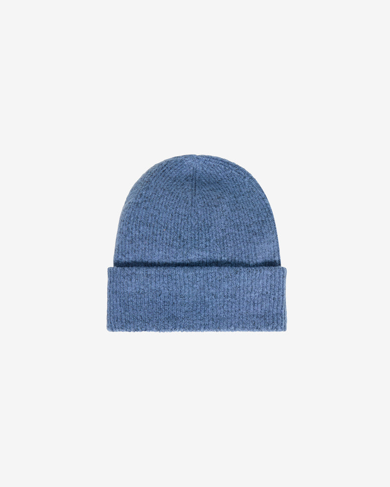 KnowledgeCotton Apparel - UNI Soufflé yarn beanie Hats 1226 Vintage Indigo