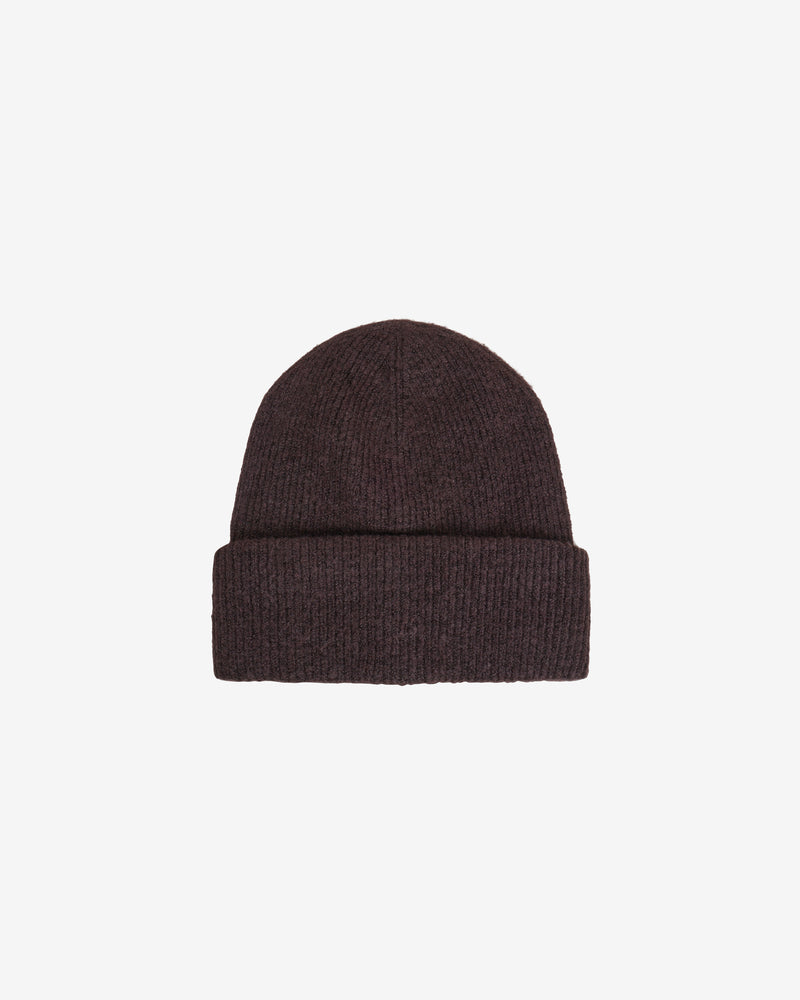 KnowledgeCotton Apparel - UNI Soufflé yarn beanie Hats 1487 Chocolate Torte