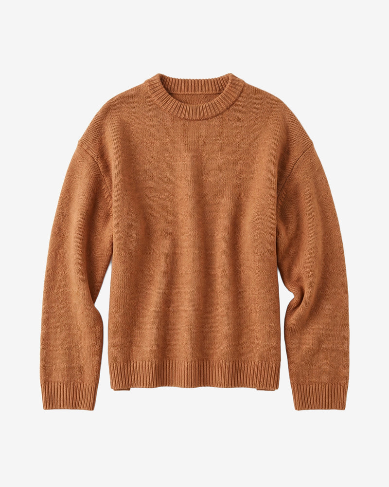 KnowledgeCotton Apparel - WMN Soufflé yarn sweater Knits 1499 Lion