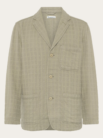 KnowledgeCotton Apparel - MEN Structure blazer Overshirts 1495 Twill