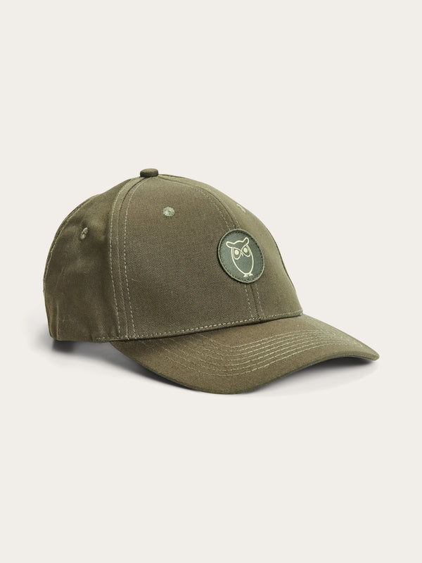 KnowledgeCotton Apparel - UNI Twill baseball cap Caps 1090 Forrest Night