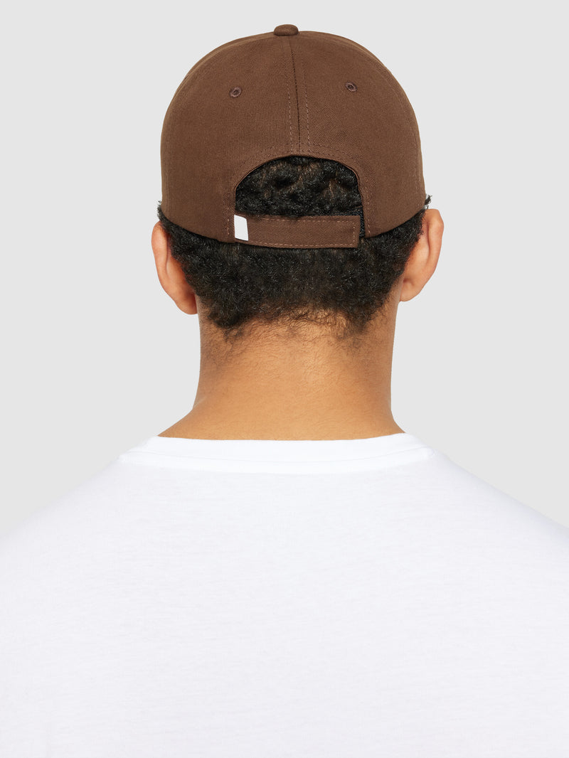 KnowledgeCotton Apparel - UNI Organic Cotton Twill Cap GOTS/Vegan Caps 1243 Demitasse (brown)