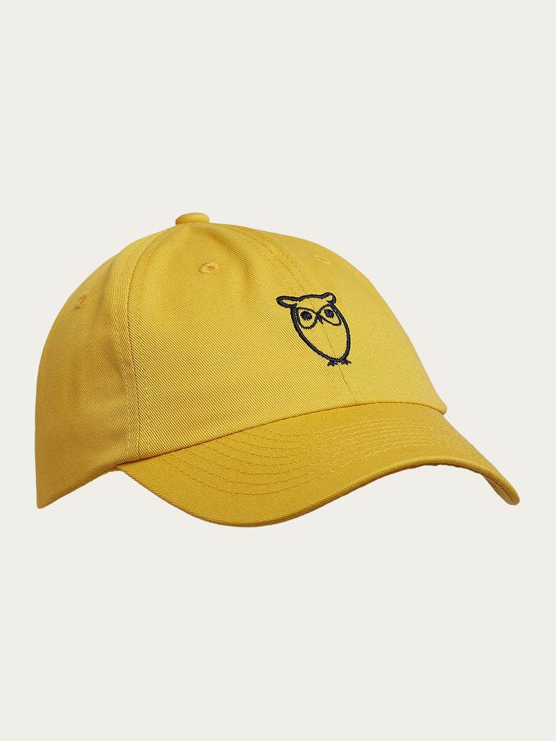 KnowledgeCotton Apparel - UNI Twill baseball cap - GOTS/Vegan Caps 1429 Misted Yellow