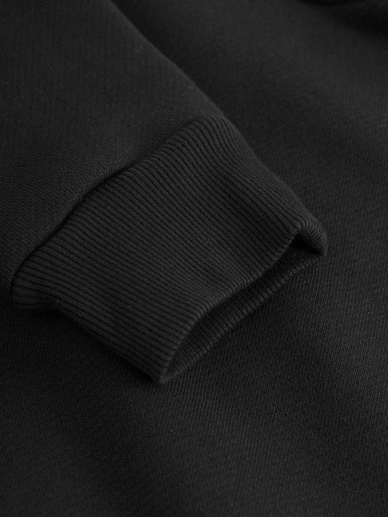 KnowledgeCotton Apparel - WMN Twill sweat dress Dresses 1300 Black Jet