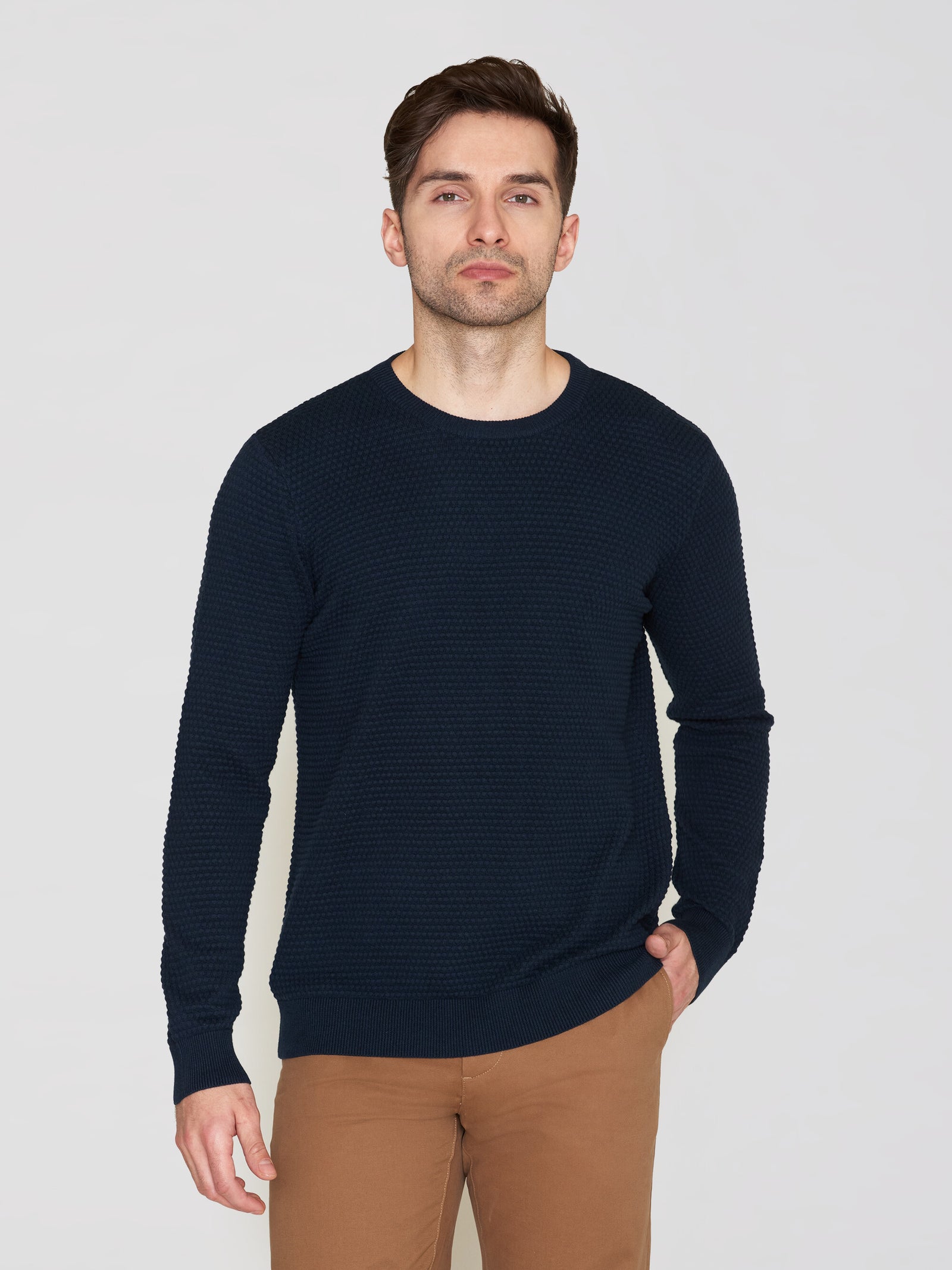 驚きの値段で VAGN regular Organic Regenerative - neck crew knit bubble Mサイズ