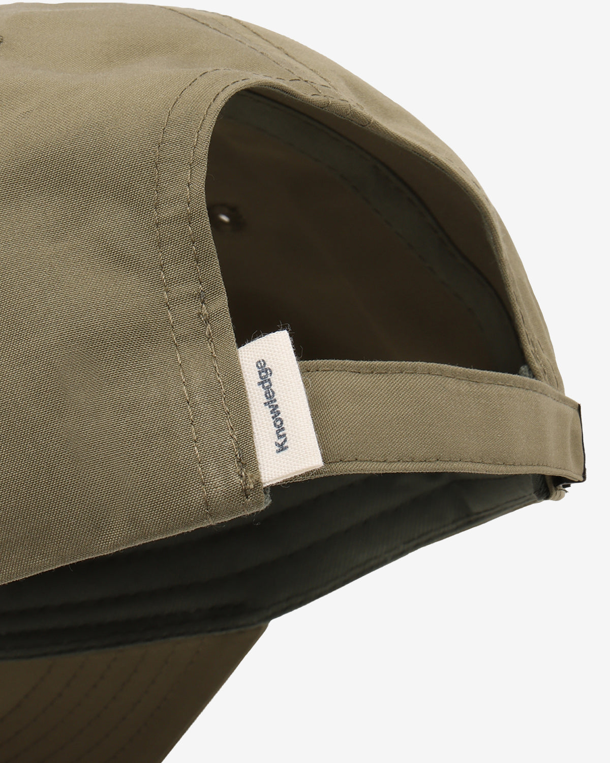 KnowledgeCotton Apparel - UNI Vent 200 Canvas Classic Cap GOTS Caps 1068 Burned Olive