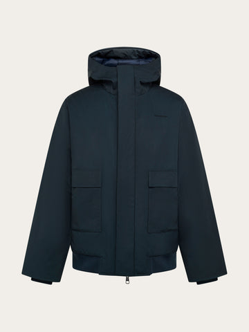KnowledgeCotton Apparel - MEN Vent 200 insulated bomber jacket Jackets 1001 Total Eclipse
