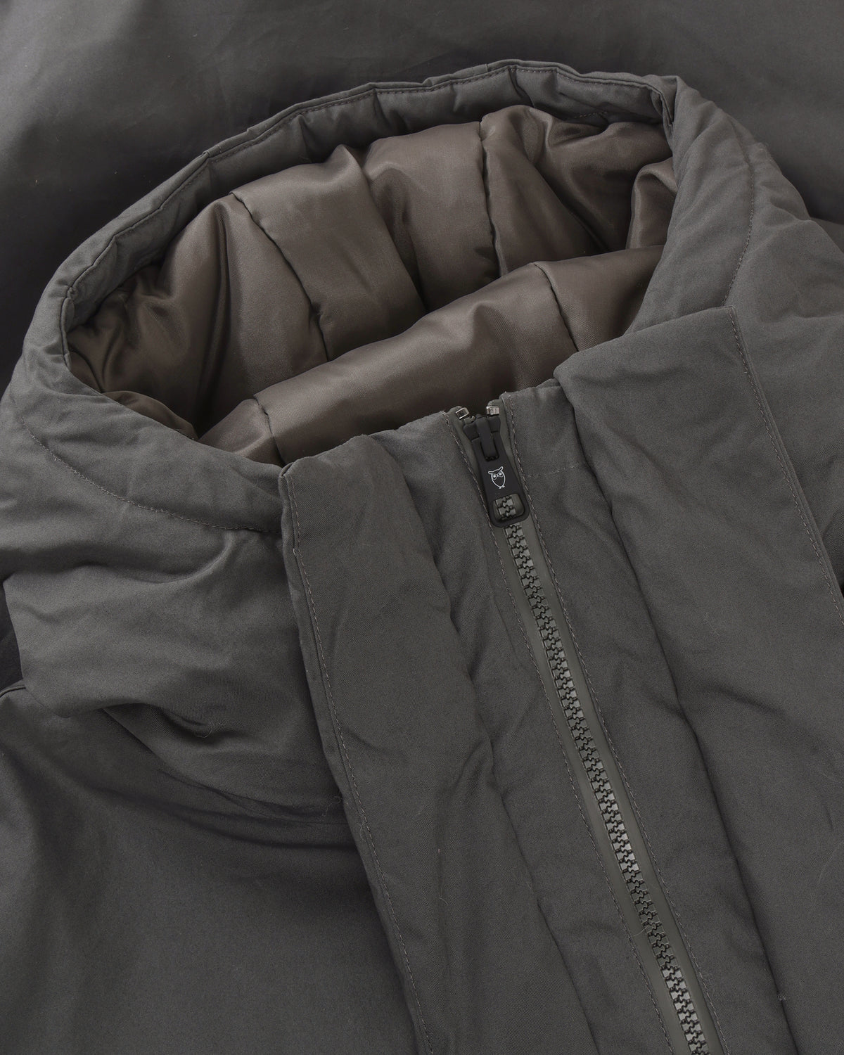 KnowledgeCotton Apparel - MEN Vent 200 insulated parka Jackets 1504 Volcanic Ash
