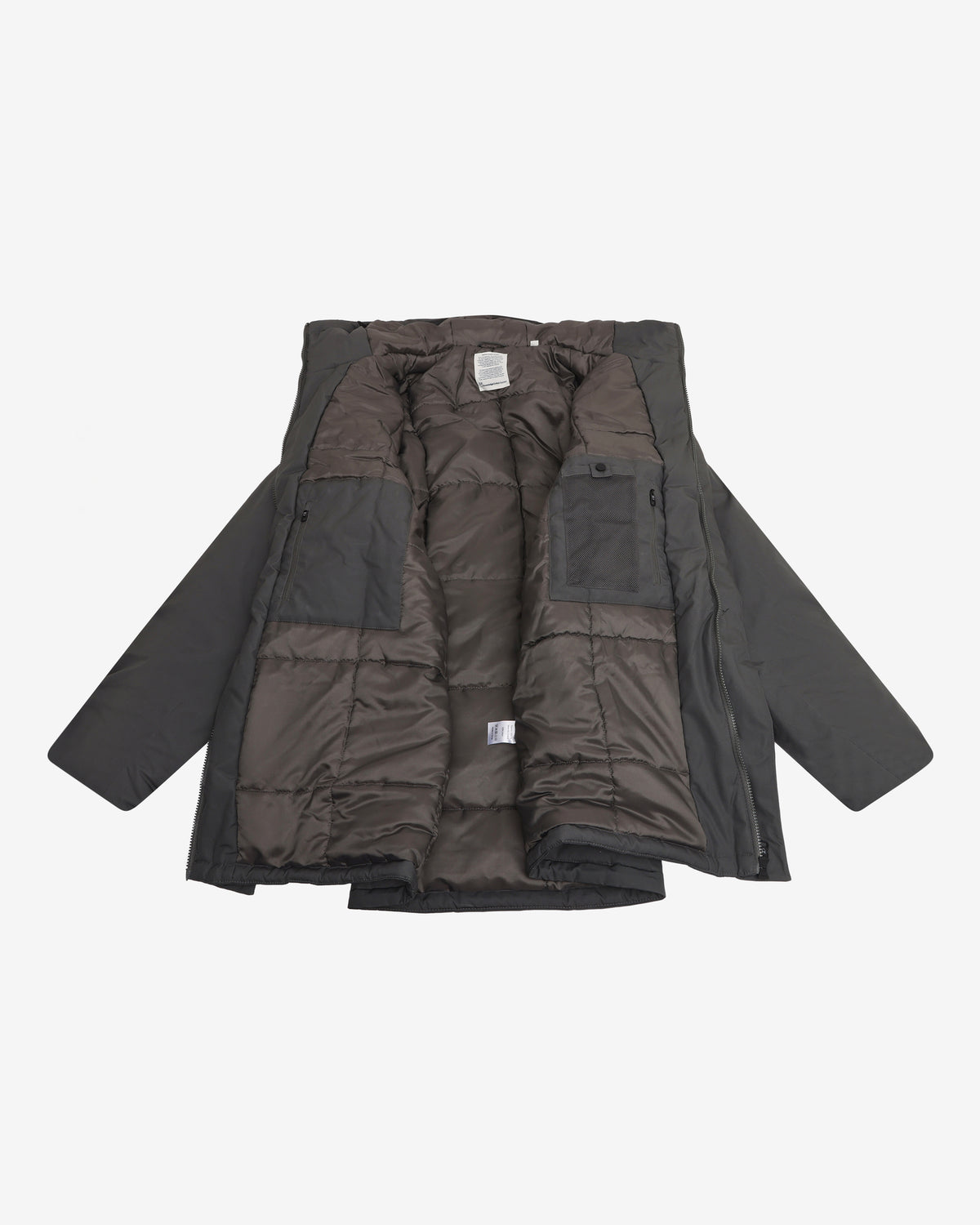 KnowledgeCotton Apparel - MEN Vent 200 insulated parka Jackets 1504 Volcanic Ash