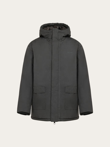 KnowledgeCotton Apparel - MEN Vent 200 insulated parka Jackets 1504 Volcanic Ash