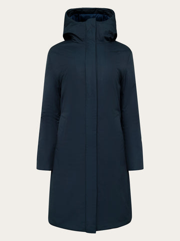 KnowledgeCotton Apparel - WMN Vent 200 insulated parka Jackets 1001 Total Eclipse