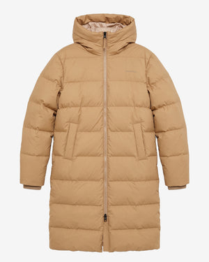 KnowledgeCotton Apparel - WMN Vent 90 puffer coat Jackets 1336 Kelp melange