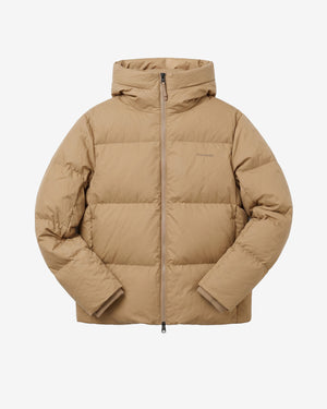 KnowledgeCotton Apparel - MEN Vent 90 puffer jacket Jackets 1336 Kelp melange