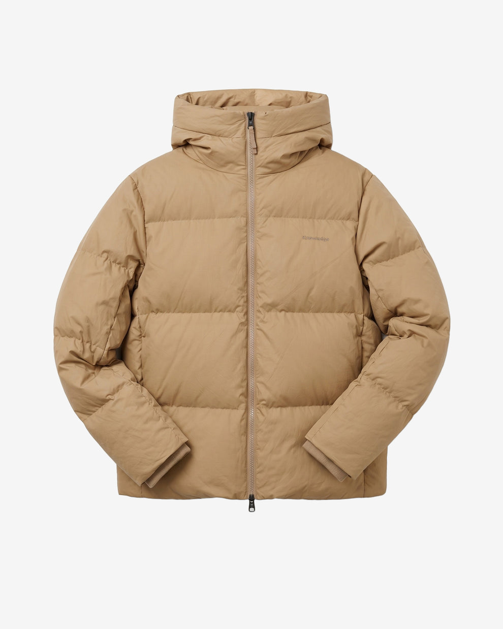KnowledgeCotton Apparel - MEN Vent 90 puffer jacket Jackets 1336 Kelp melange