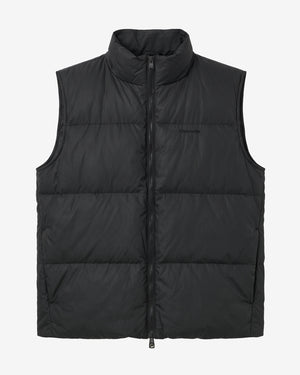 KnowledgeCotton Apparel - MEN Vent 90 puffer vest Vests 1300 Black Jet