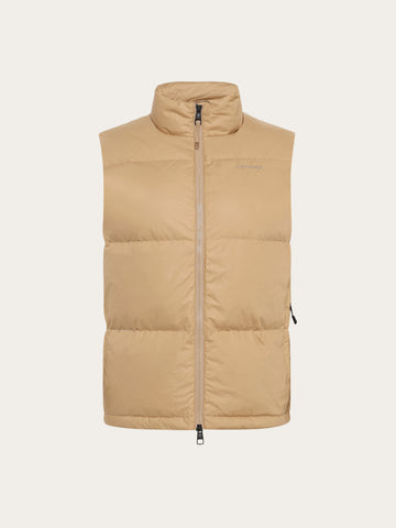 KnowledgeCotton Apparel - WMN Vent 90 puffer vest Vests 1336 Kelp melange