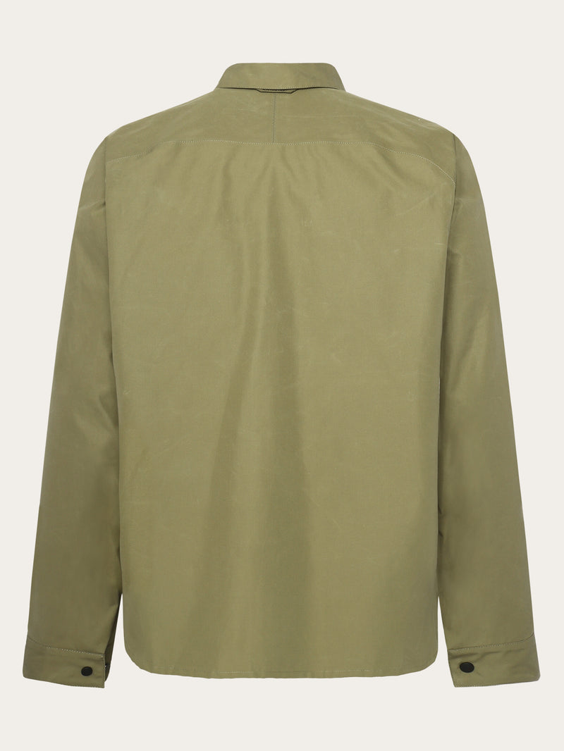 KnowledgeCotton Apparel - MEN Vent Canvas 200 Classic Jacket - GOTS/Vegan Jackets 1068 Burned Olive