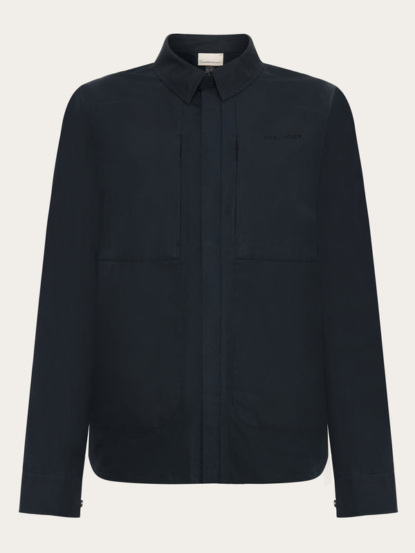 KnowledgeCotton Apparel - WMN Vent Canvas 200 Classic Jacket - GOTS/Vegan Jackets 1001 Total Eclipse
