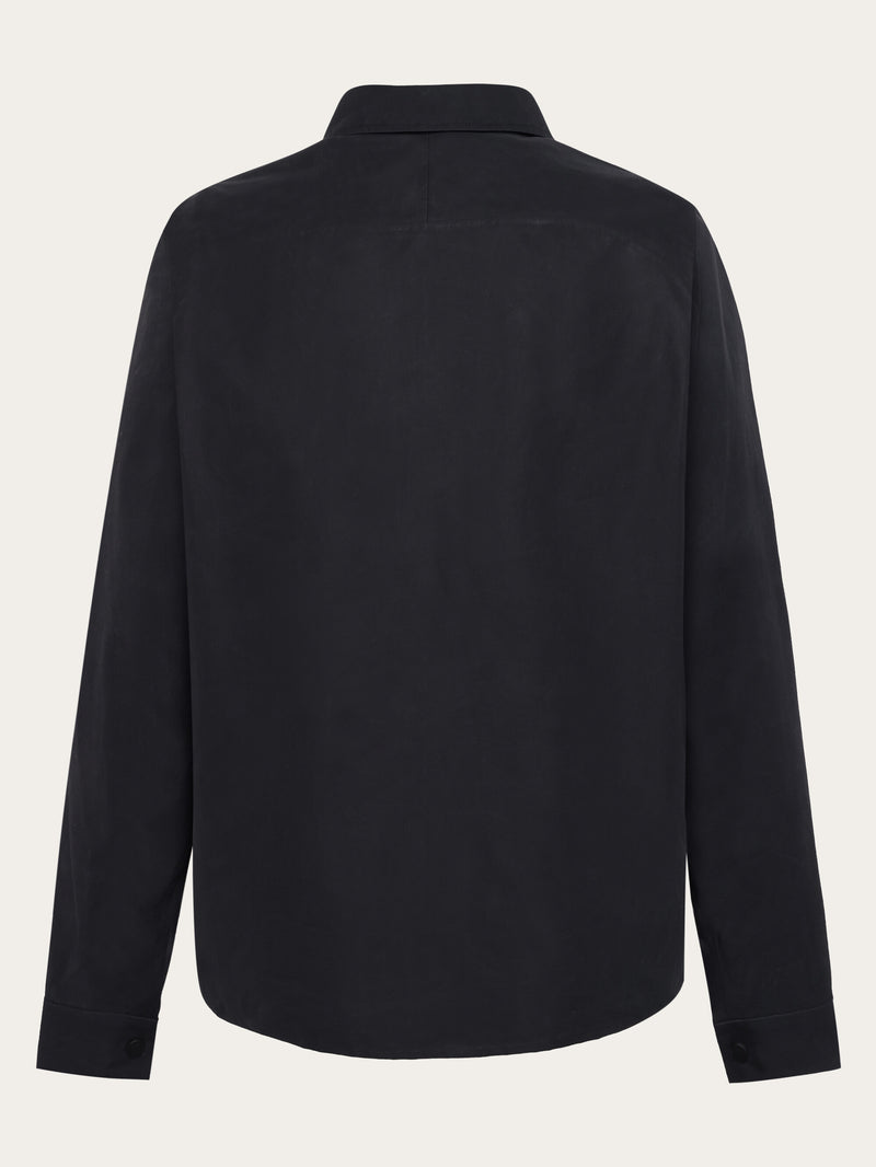 KnowledgeCotton Apparel - WMN Vent Canvas 200 Classic Jacket - GOTS/Vegan Jackets 1300 Black Jet