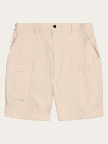 KnowledgeCotton Apparel - MEN Vent canvas 200 shorts Shorts 1228 Light feather gray