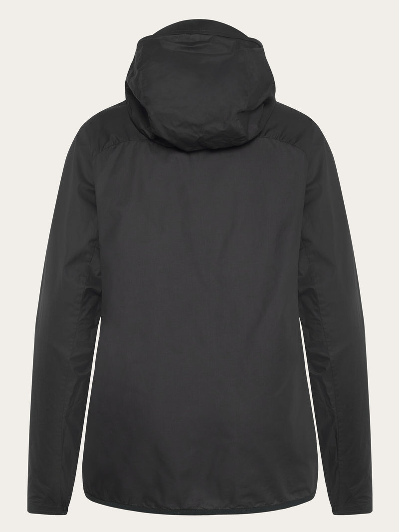 KnowledgeCotton Apparel - WMN Vent Ripstop 90 lightweight jacket GOTS/Vegan Jackets 1300 Black Jet