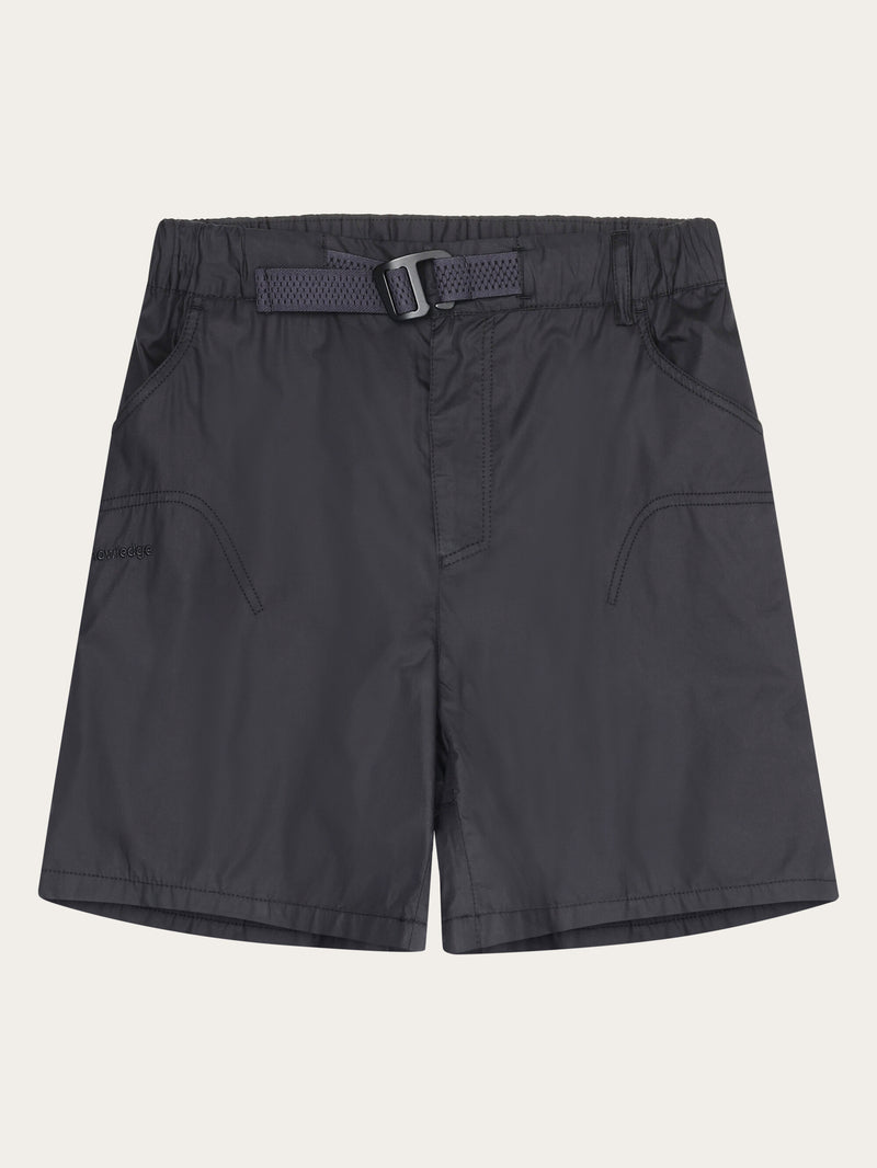 KnowledgeCotton Apparel - WMN Vent Ripstop 90 lightweight shorts - GOTS/Vegan Shorts 1300 Black Jet