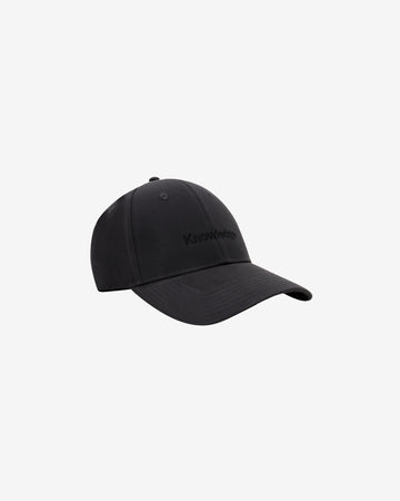 KnowledgeCotton Apparel - UNI Vent canvas 200 cap Caps 1300 Black Jet