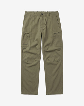 KnowledgeCotton Apparel - MEN Vent canvas 200 pants Pants 1068 Burned Olive