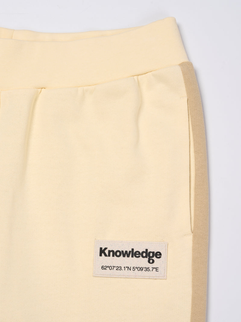 KnowledgeCotton Apparel - WMN Color block sweat pants Pants 1347 Safari