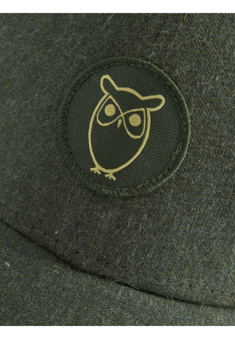 KnowledgeCotton Apparel - MEN Flannel cap Caps 1090 Forrest Night